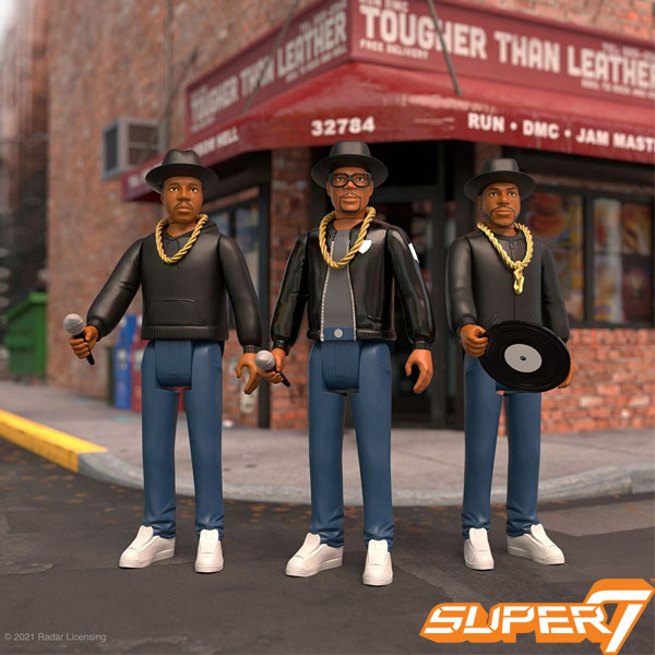Super 7 Run DMC ReAction 3.75 Inch Action Figure Set of 3